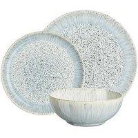 Denby Halo Grey Speckle 12-Piece Dinner Service Set