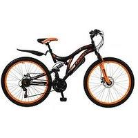 Boss Cycles Boss Black Ice Mens Mountain Bike 18 Inch Frame