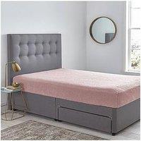 Silentnight Teddy Fleece Fitted Sheet - Pink