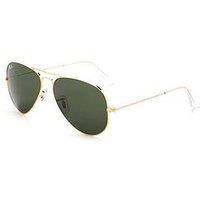 Ray-Ban Aviator 0Rb3025 Sunglasses - Gold