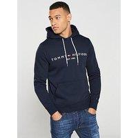Tommy Hilfiger Core Logo Overhead Hoodie - Navy