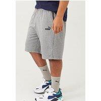 Puma Plus Size Mens Essentials Sweat Shorts - Grey