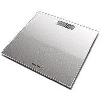 Salter Silver Glitter Electronic Personal Bathroom Scales