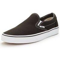 Vans Womens Classic Slip-On Trainers - Black