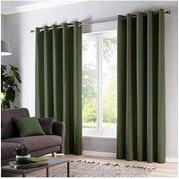 Fusion Sorbonne Lined Eyelet Curtains