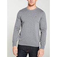 Lacoste Sportswear Crew Knit Jumper - Grey