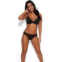 Gossard Glossies High Apex Light Padded Bra - Black