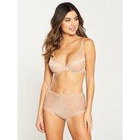 Gossard Glossies High Apex Light Padded Bra - Nude