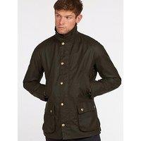 Barbour Ashby Wax Jacket - Olive Green