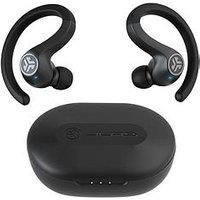 Jlab Jbuds Air Sport True Wireless Bluetooth Earbuds With Ip66 Sweat-Resistance And Be Aware Audio - Black