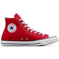 Converse Mens Hi Top Trainers - Red