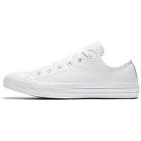 Converse Mens Tonal Leather Ox Trainers - White