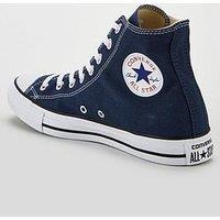 Converse Mens Hi Top Trainers - Navy