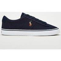 Polo Ralph Lauren Sayer Canvas Trainers - Navy