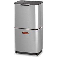 Joseph Joseph Totem Max 60-Litre Waste Separation Bin - Stainless Steel