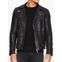 Allsaints Conroy Biker Jacket - Navy