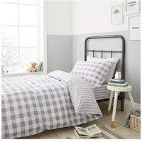 Bianca Fine Linens Grey Stripe 100% Cotton Duvet Set