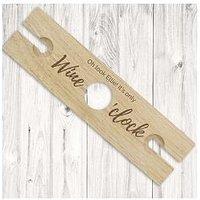 The Personalised Memento Company Personalised Wine O'Clock Wine Butler