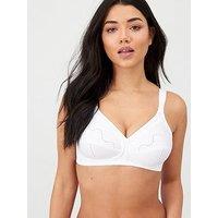 Triumph Doreen Cotton Non Wired Bra - White
