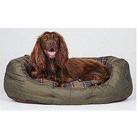 Barbour Pets Quilted Dog Bed - Olive - Small