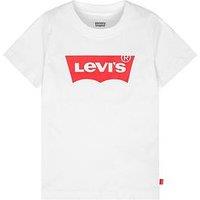 Levi'S Boys Short Sleeve Batwing T-Shirt - White