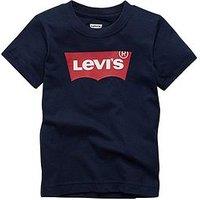 Levi'S Boys Short Sleeve Batwing T-Shirt - Navy
