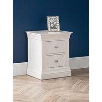 Julian Bowen Clermont Ready Assembled 2 Drawer Bedside Chest