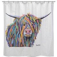 Croydex Steven Brown Angus Mcmoo Shower Curtain