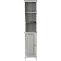 Lloyd Pascal Devonshire Tall Bathroom Cabinet - Painted Grey