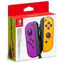 Nintendo Switch Joy-Con Controller Twin Pack, Wireless, Rechargeable - Neon Purple / Neon Orange