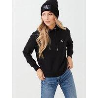 Calvin Klein Jeans Embroidered Hoodie - Black