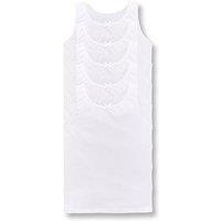 The Very Collection Girls 5 Pack Sleeveless School Vests - White
