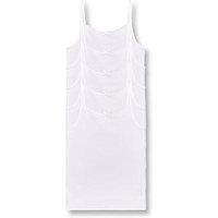 Everyday Girls 5 Pack Strappy School Vests - White