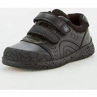 The Very Collection Toezone Younger Boys Dinosaur Leather School Shoe