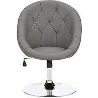 Very Home Odyssey Faux Leather Leisure Chair - Grey