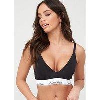 Calvin Klein Modern Cotton Modal Maternity Bra - Black