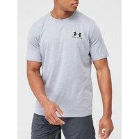 Under Armour Training Sportstyle Left Chest T-Shirt - Steel