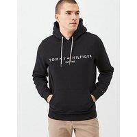Tommy Hilfiger Core Logo Overhead Hoodie - Black