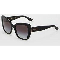 Dolce & Gabbana Oversize Sunglasses - Black