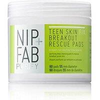 Nip + Fab 60 Teen Skin Pads, 55Mm Diameter - 80Ml