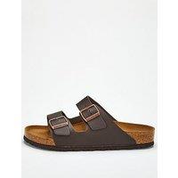 Birkenstock Men'S Arizona Smooth Leather Sandal - Brown