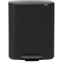Brabantia Bo 60-Litre Pedal Bin - Black