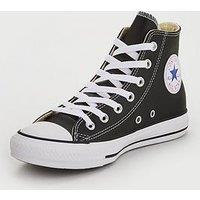 Converse Leather Hi Top Trainers - Black