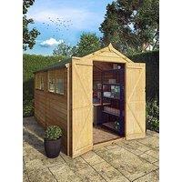 Mercia 10X6 Value Overlap Dip Treated Apex Shed - Fsc Certified