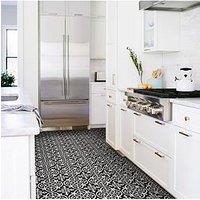 Floor Pops Pack Of 10 Gothic Peel & Stick Floor Tiles