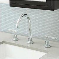 Inhome Pack Of 4 Sea Glass Peel & Stick Backsplash Tiles