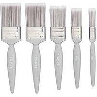 Harris Essentials Walls & Ceilings Paint Brushes 5 Pack