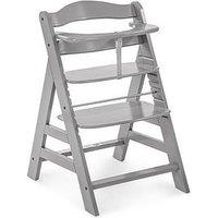 Hauck Alpha+ Wooden Highchair - Grey