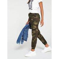 V By Very Camouflage Cargo Jogger - Camo Print