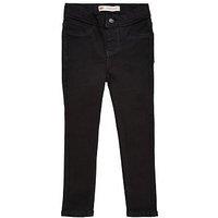 Levi'S Girls Pull On Denim Jeggings - Black